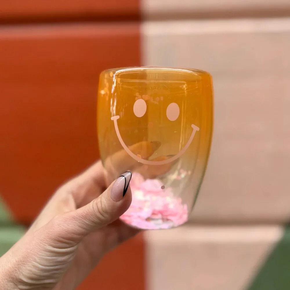 Smiley Face Double-Wall — Bulk Lot of 12 (Gifting, Events & Resale)